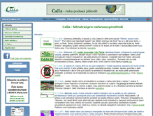 Tablet Screenshot of calla.cz